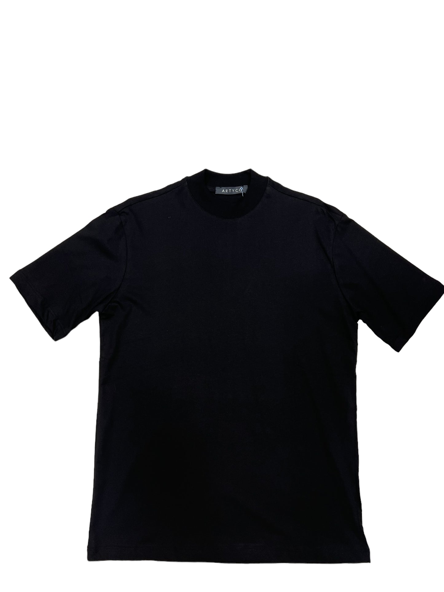 T-shirt mezzo collo essential nera