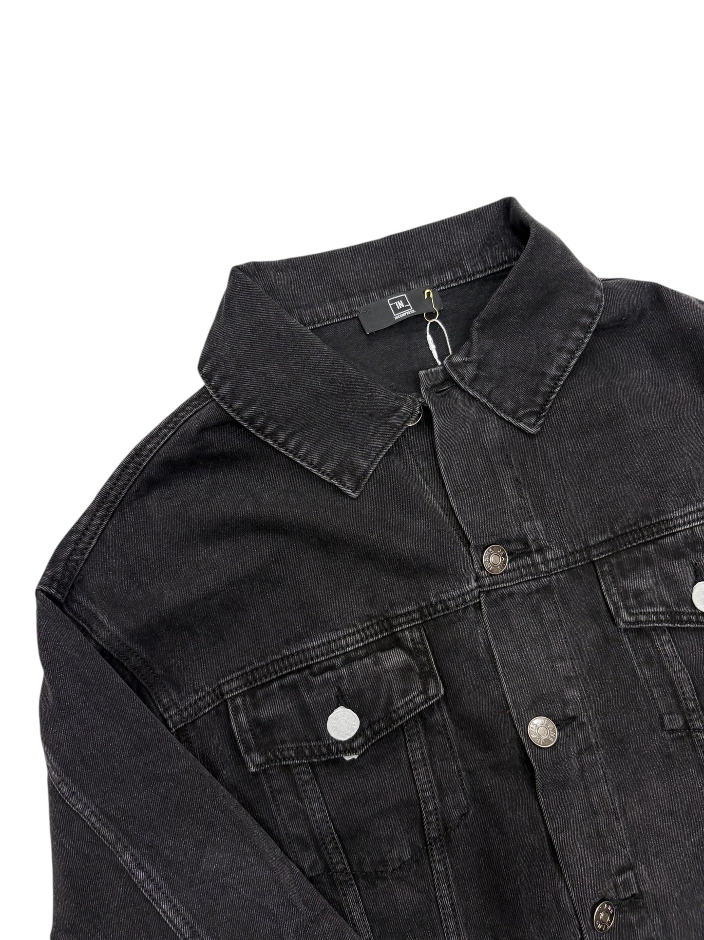 Giubbino denim lavaggio scuro