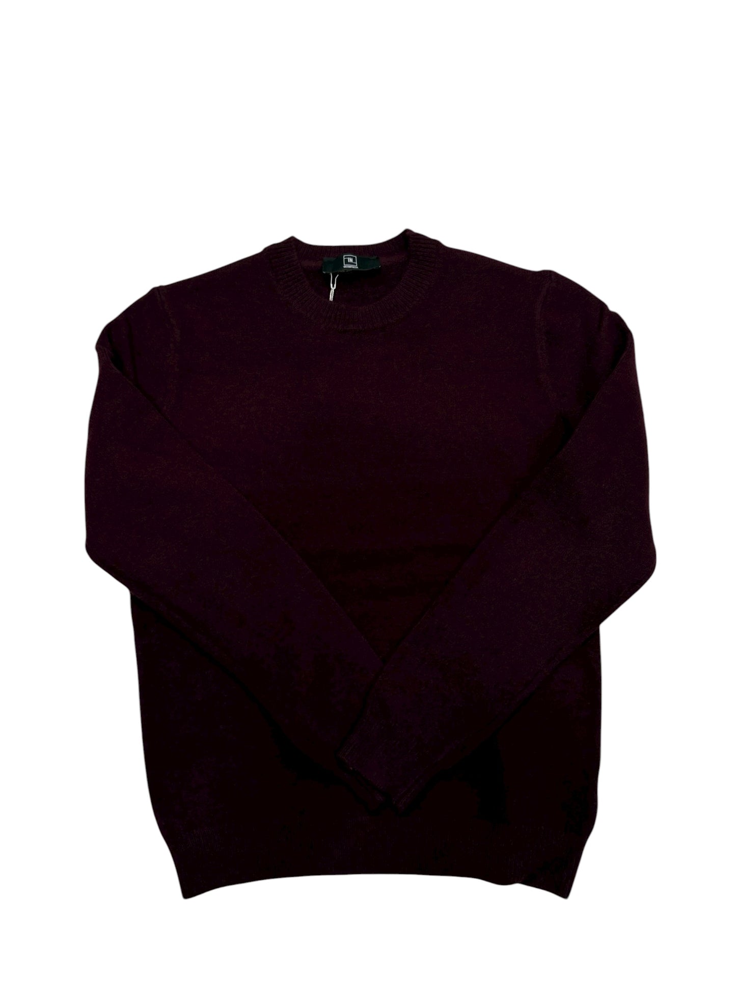 Maglione girocollo misto lana