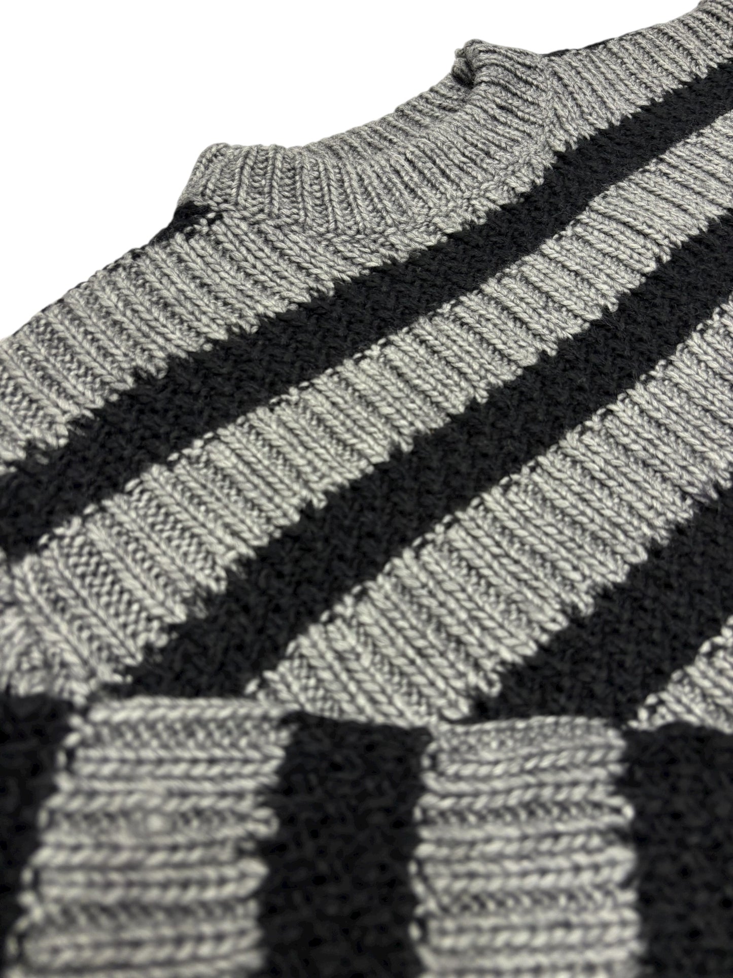 Maglione relaxed rigato