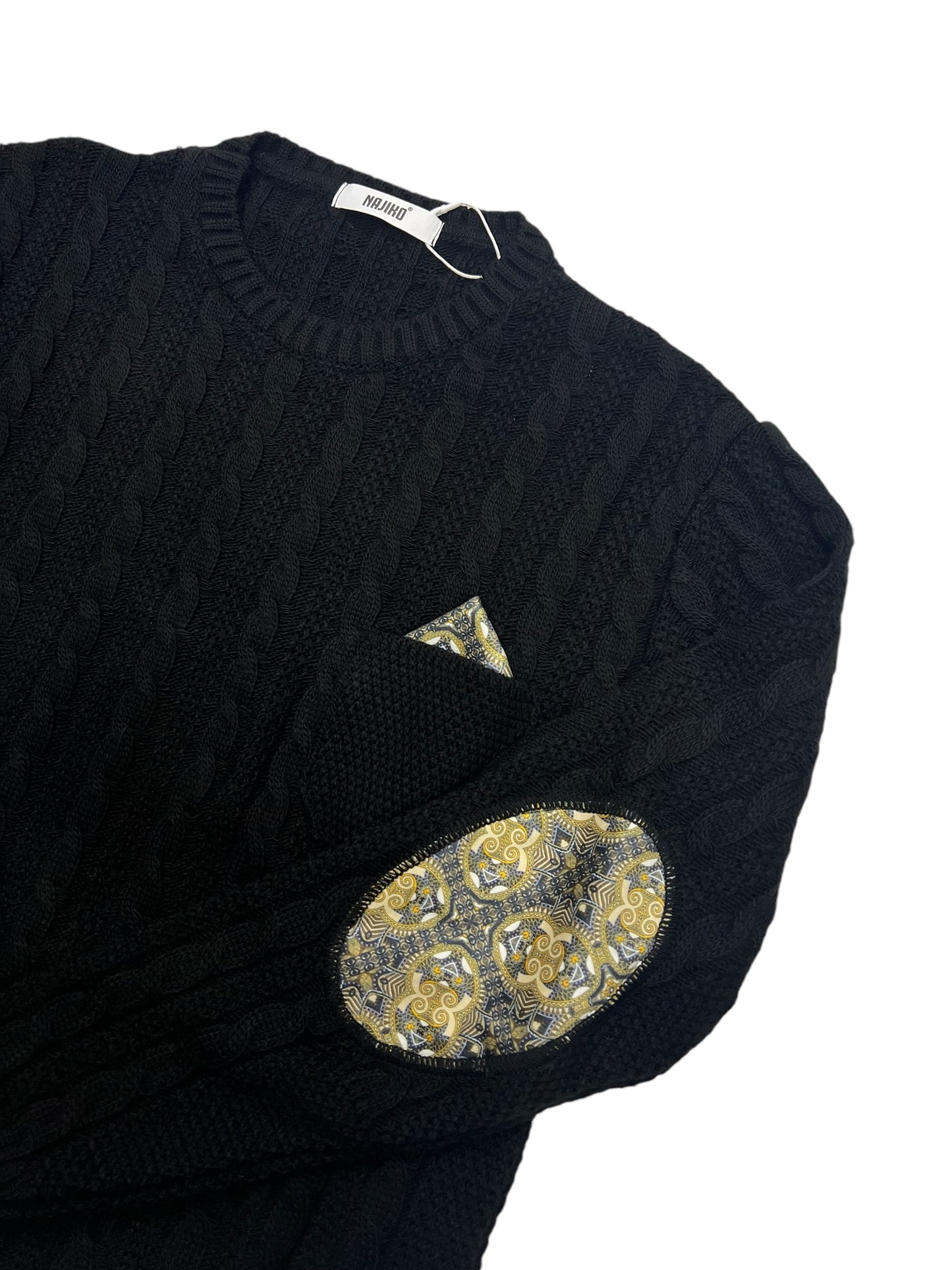 Maglione con taschino fantasia