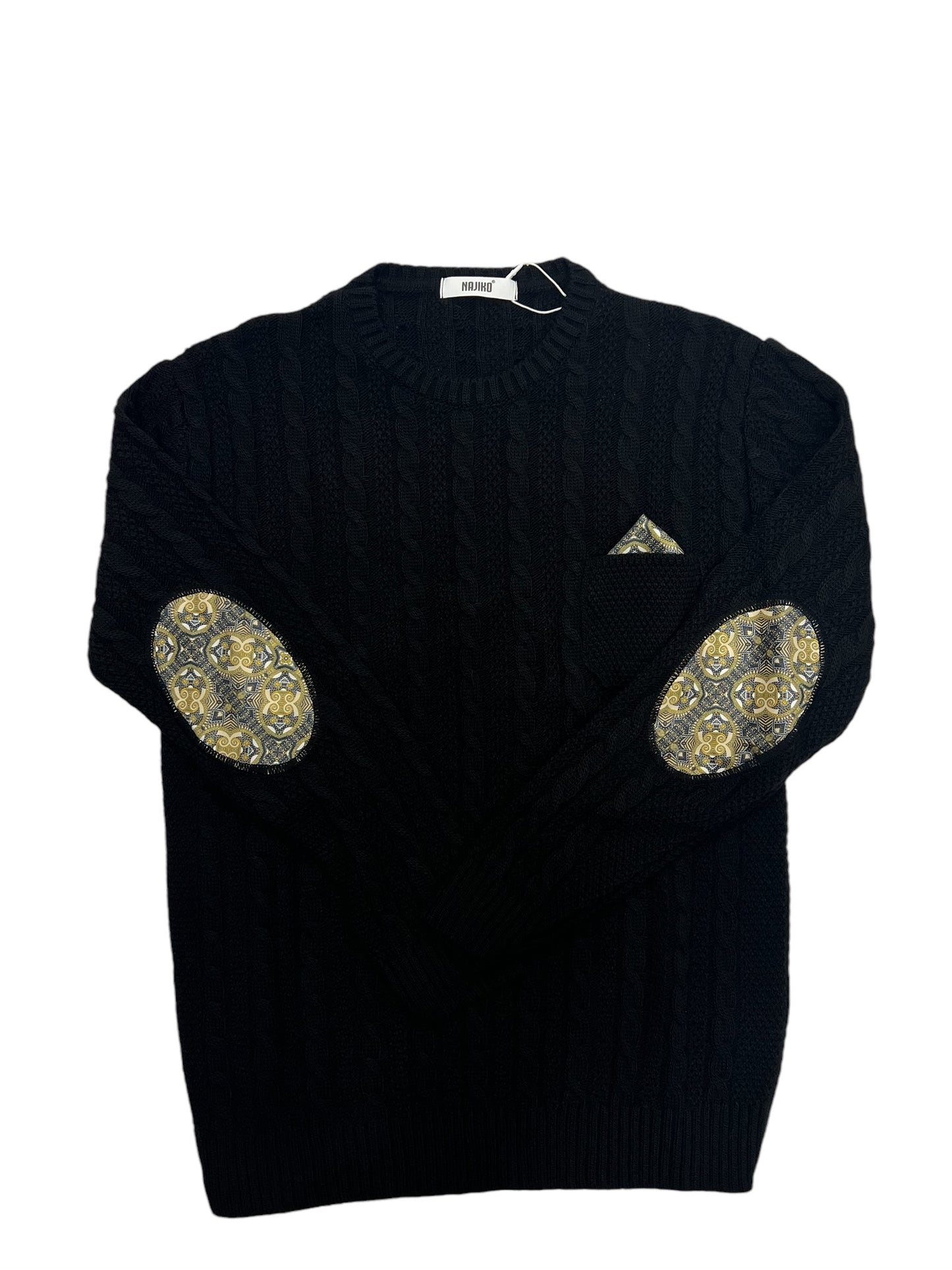 Maglione con taschino fantasia