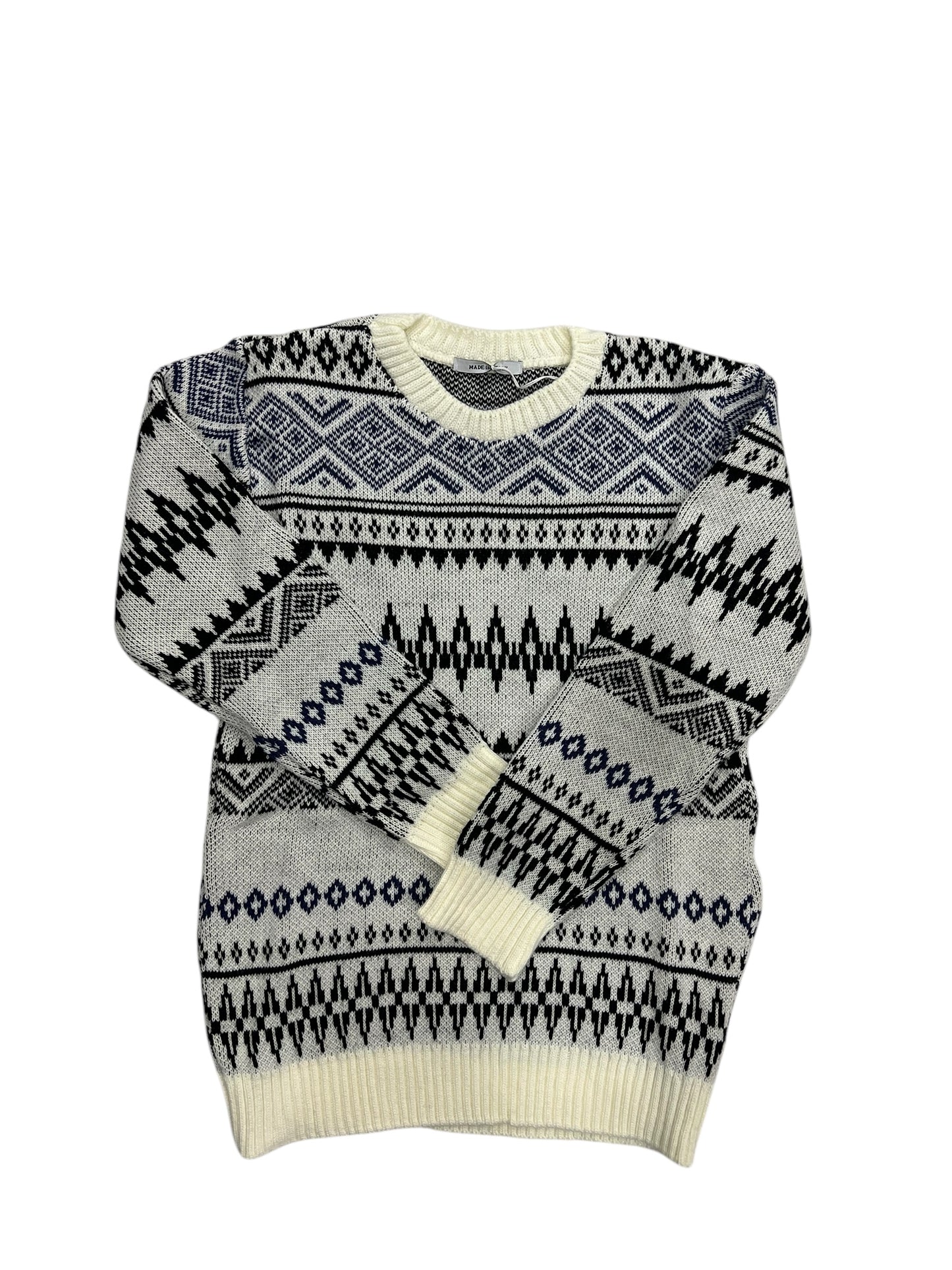 Maglione fantasia Made in italy