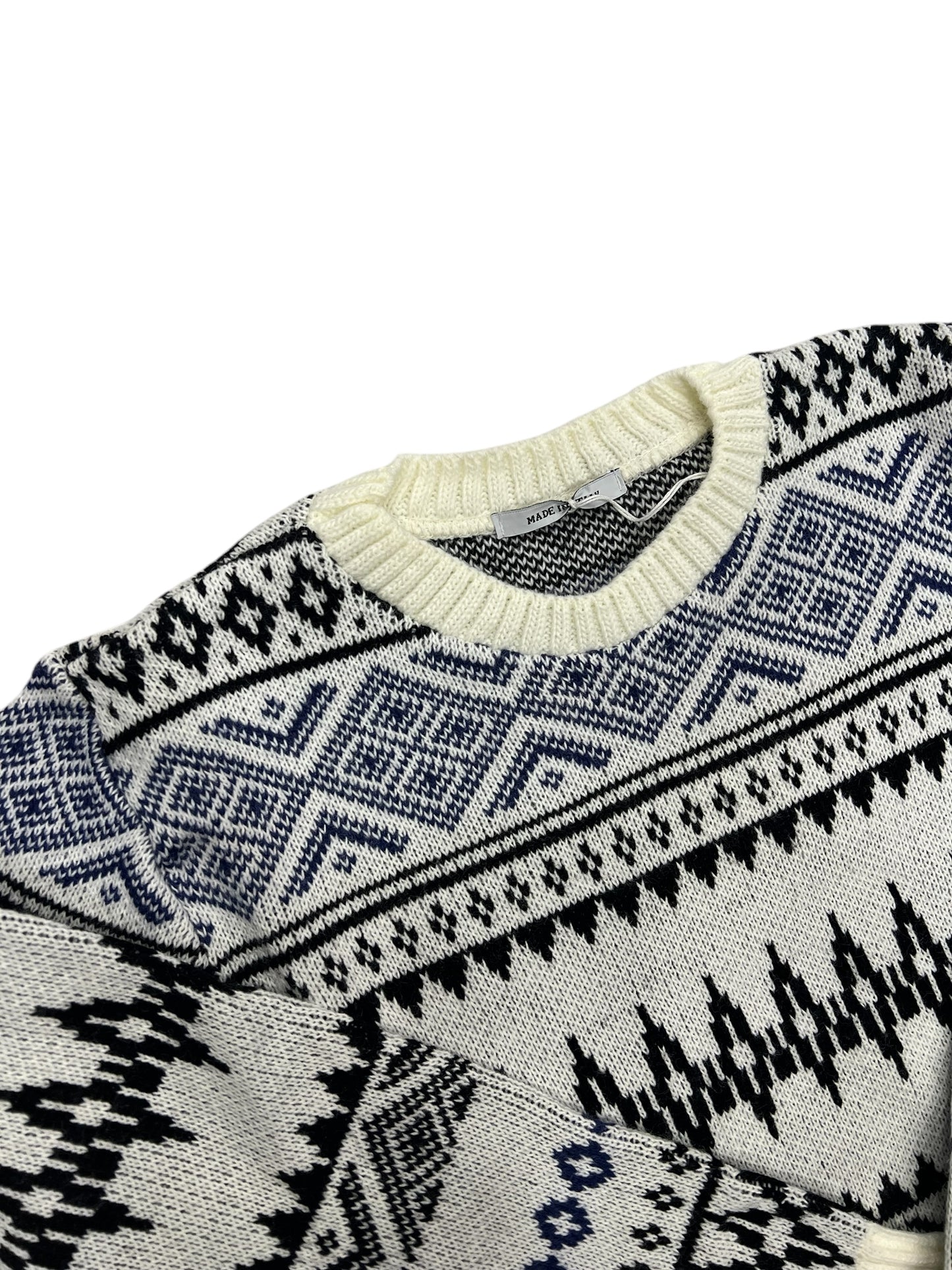 Maglione fantasia Made in italy