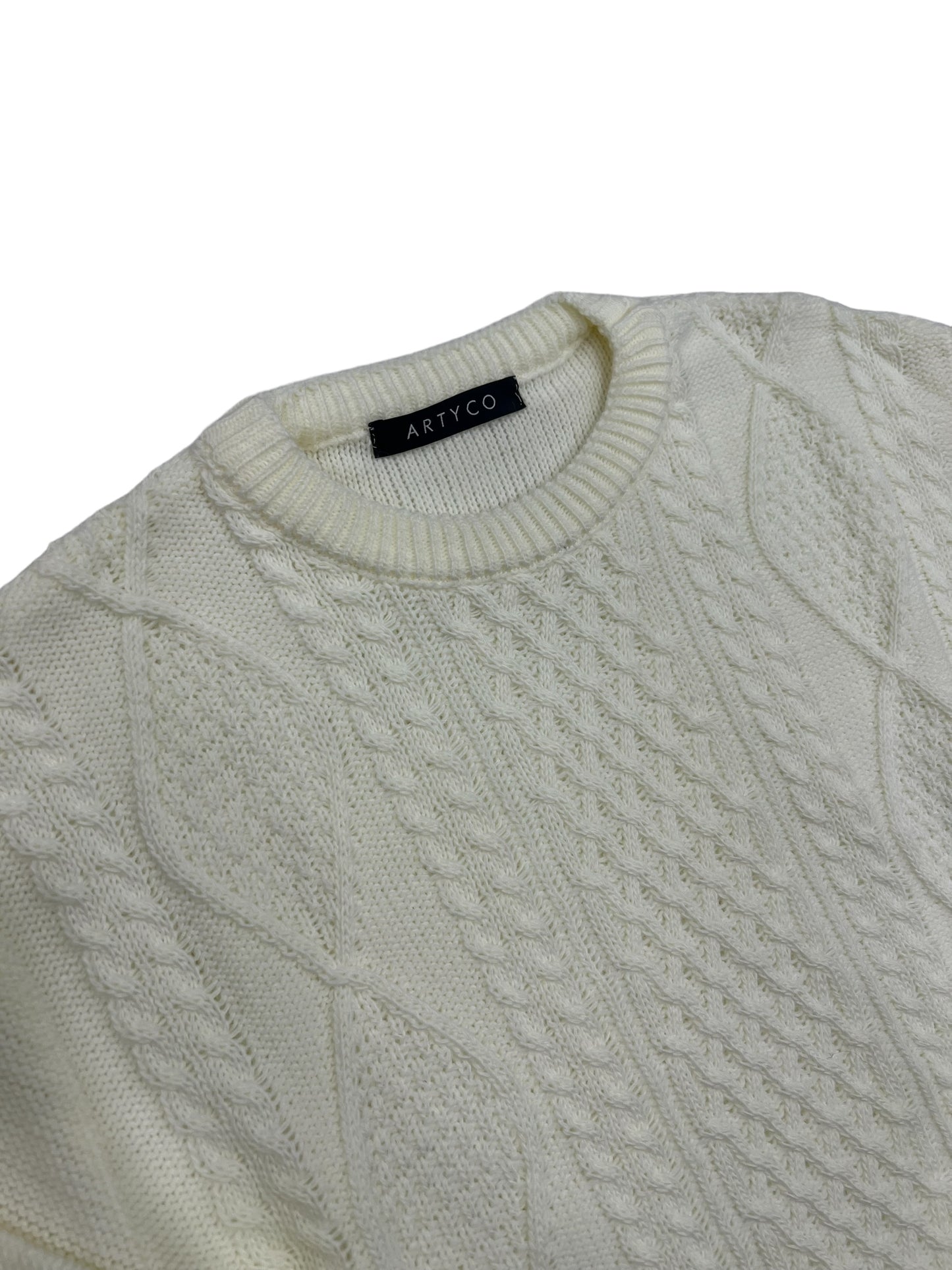 Maglione Artyco fantasia treccia