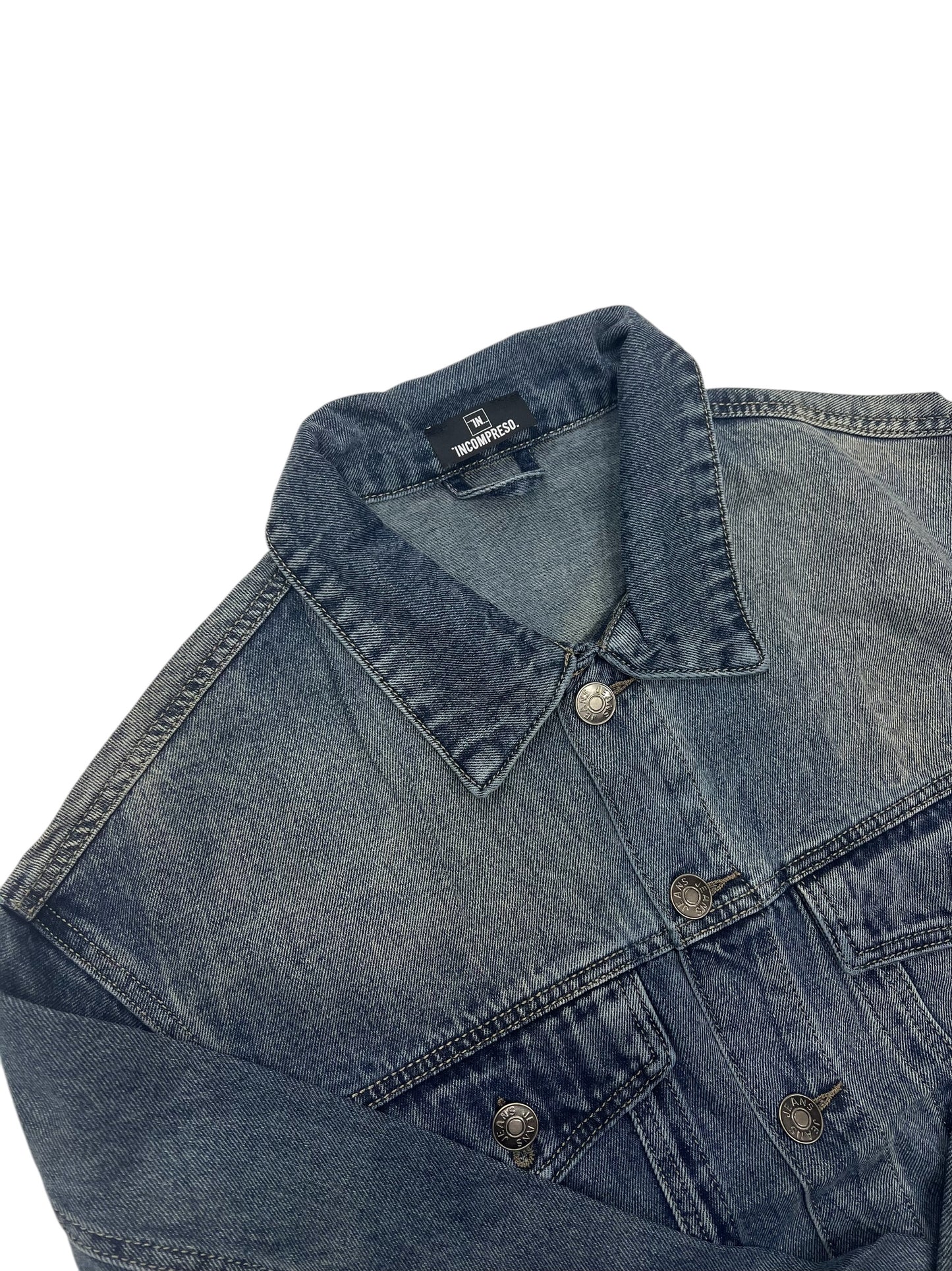 Giubbino denim lavaggio medio