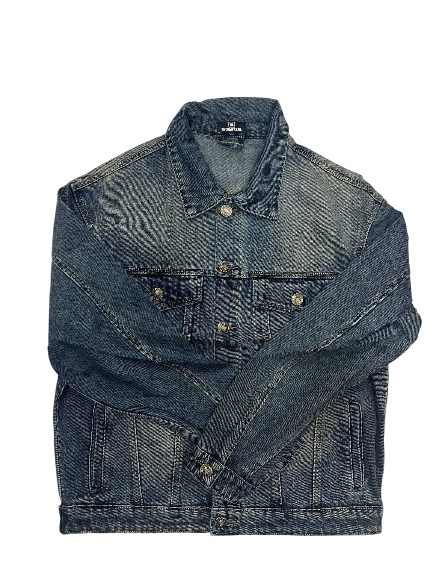 Giubbino denim lavaggio medio