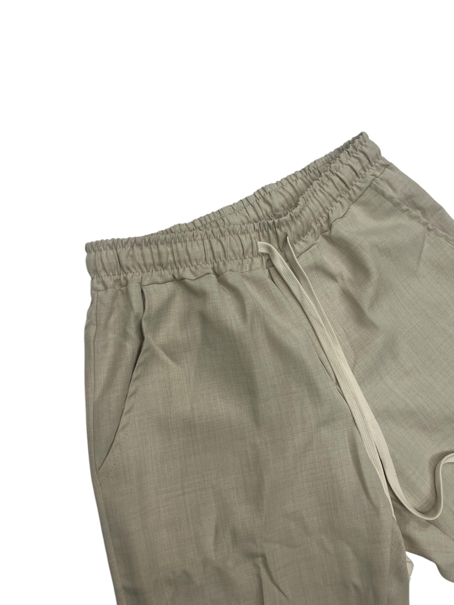 Pantalaccio regular tessuto extra soft effetto lino