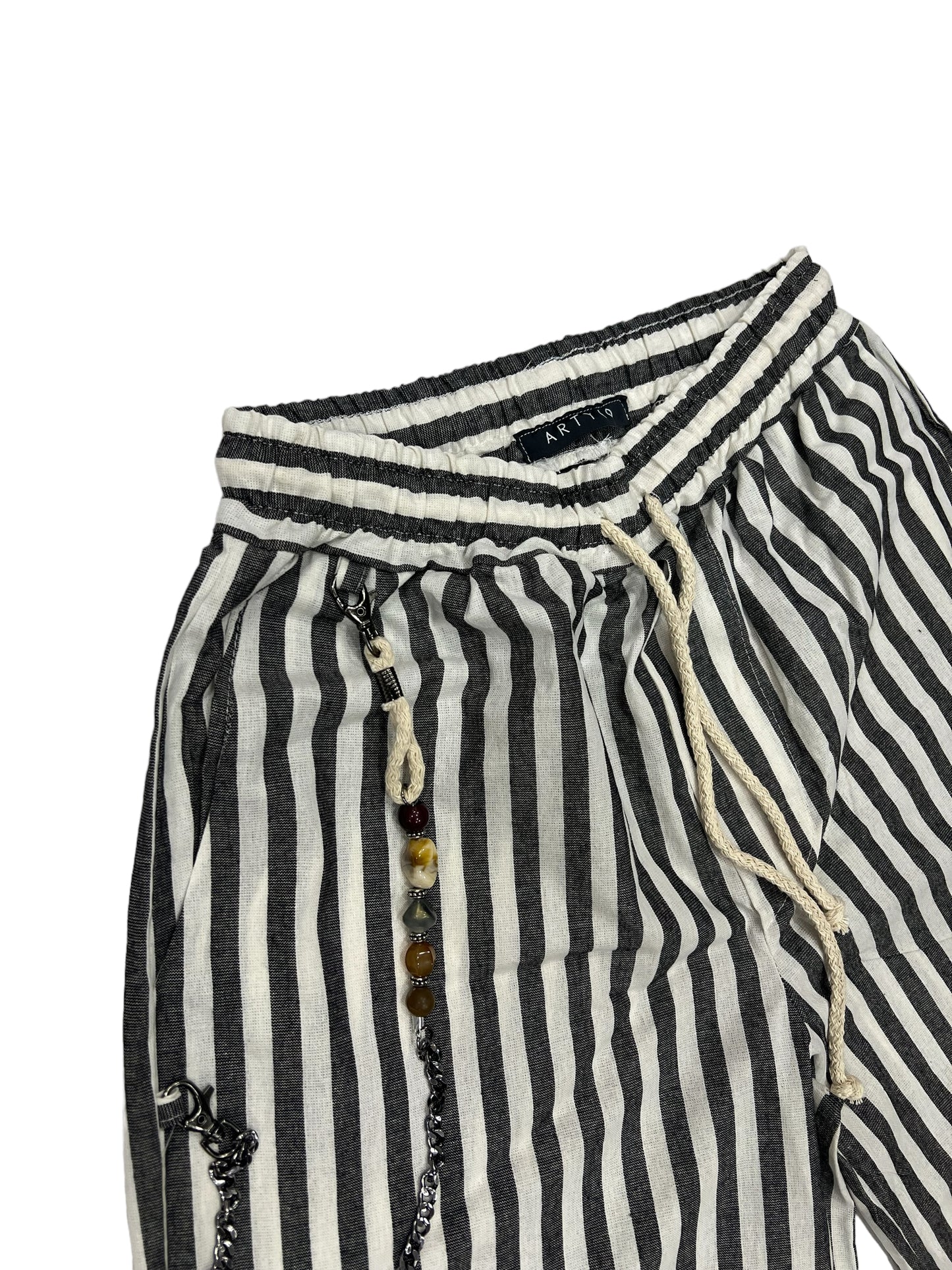 Short rigato catena Artyco