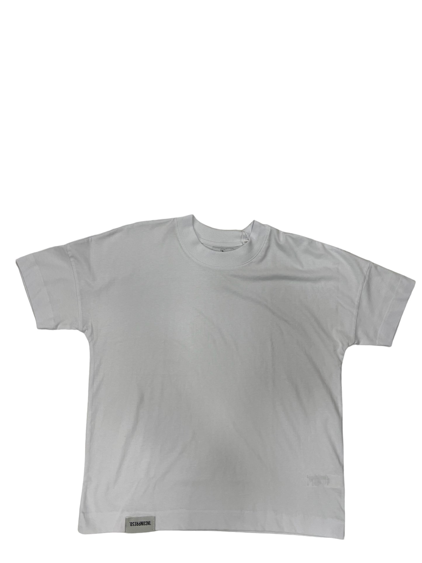 T-shirt Incompreso over bianca ricamo