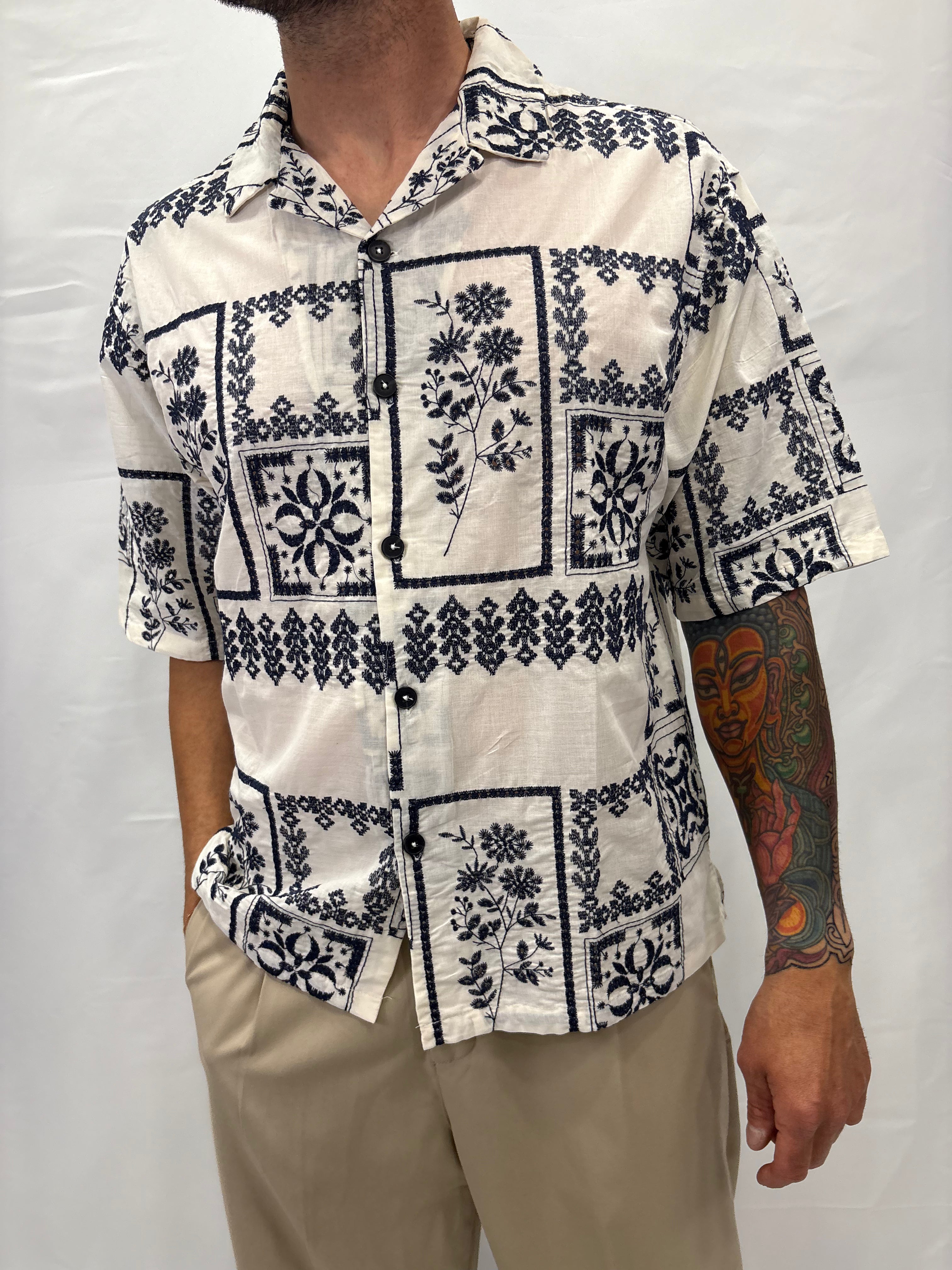 CAMICIA M/C INCOMPRESO "ISLA"