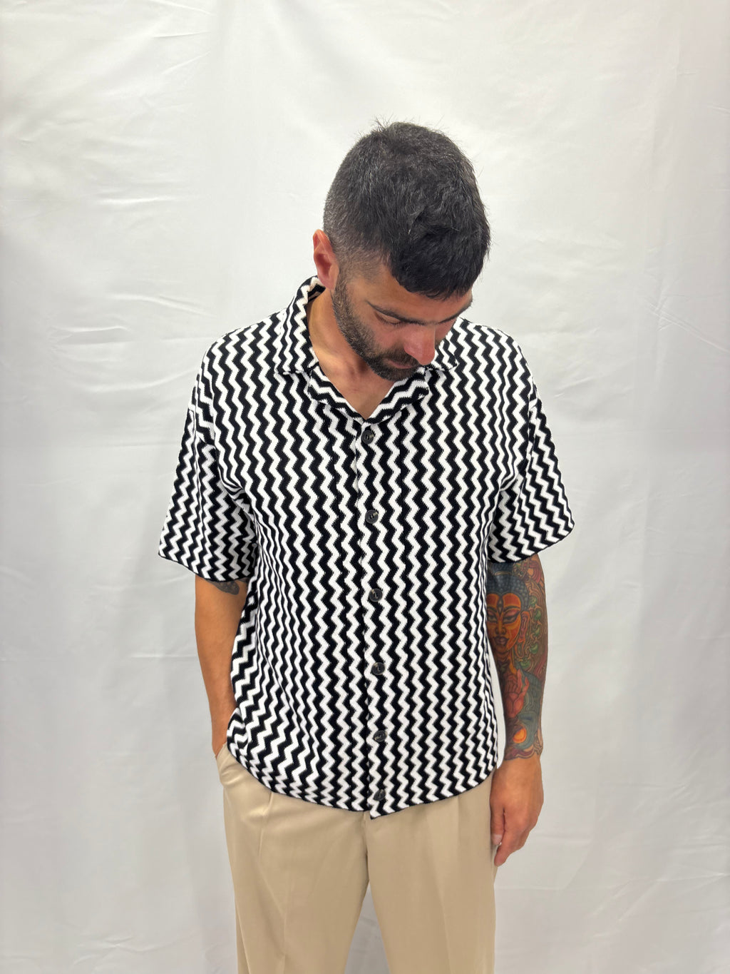 CAMICIA M/C INCOMPRESO "ECCENTRICA"