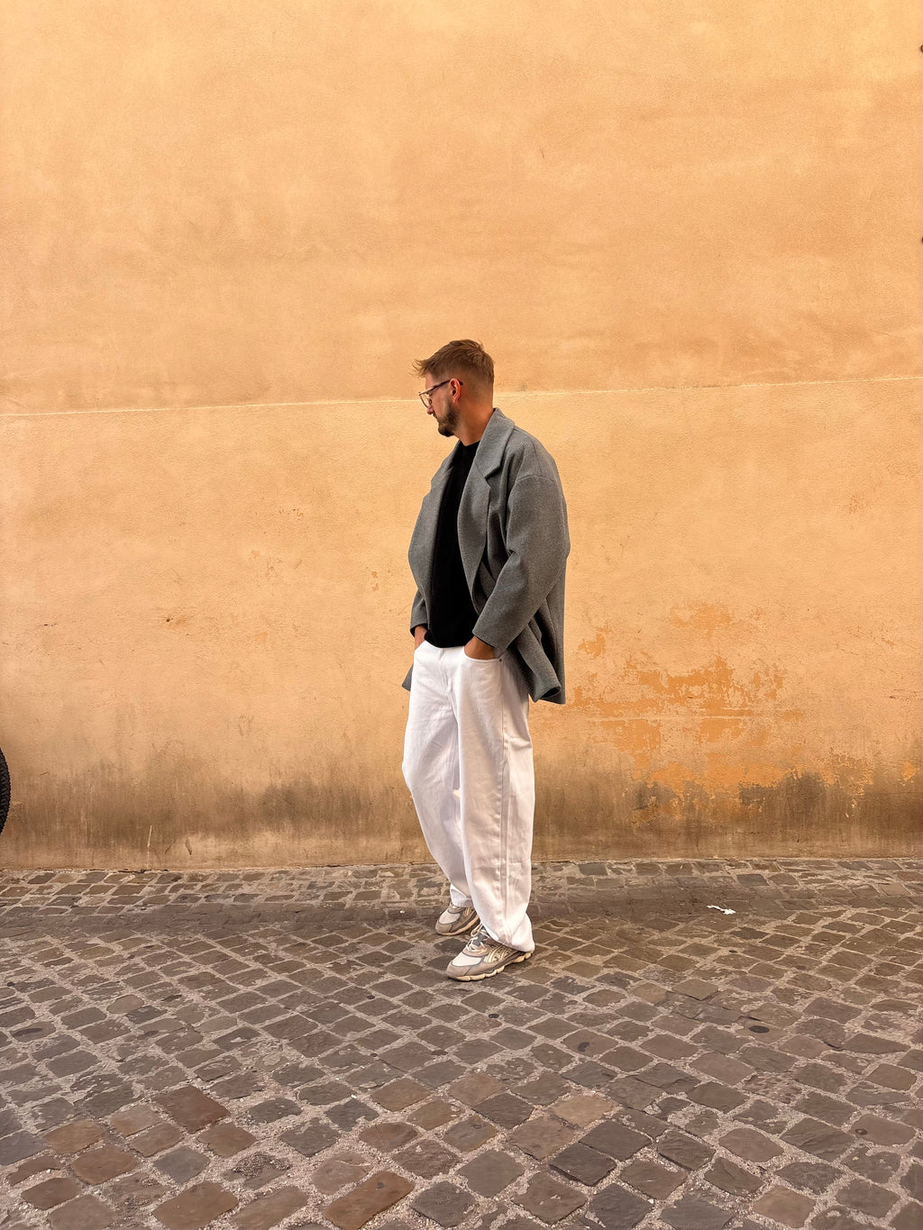 CAPPOTTO OVER SPALLA SCESA GREY