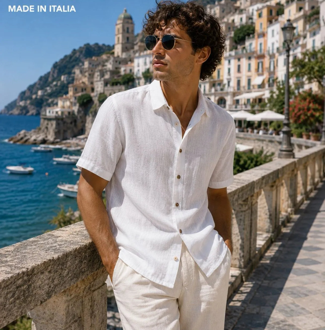 CAMICIA LINO M/C relax