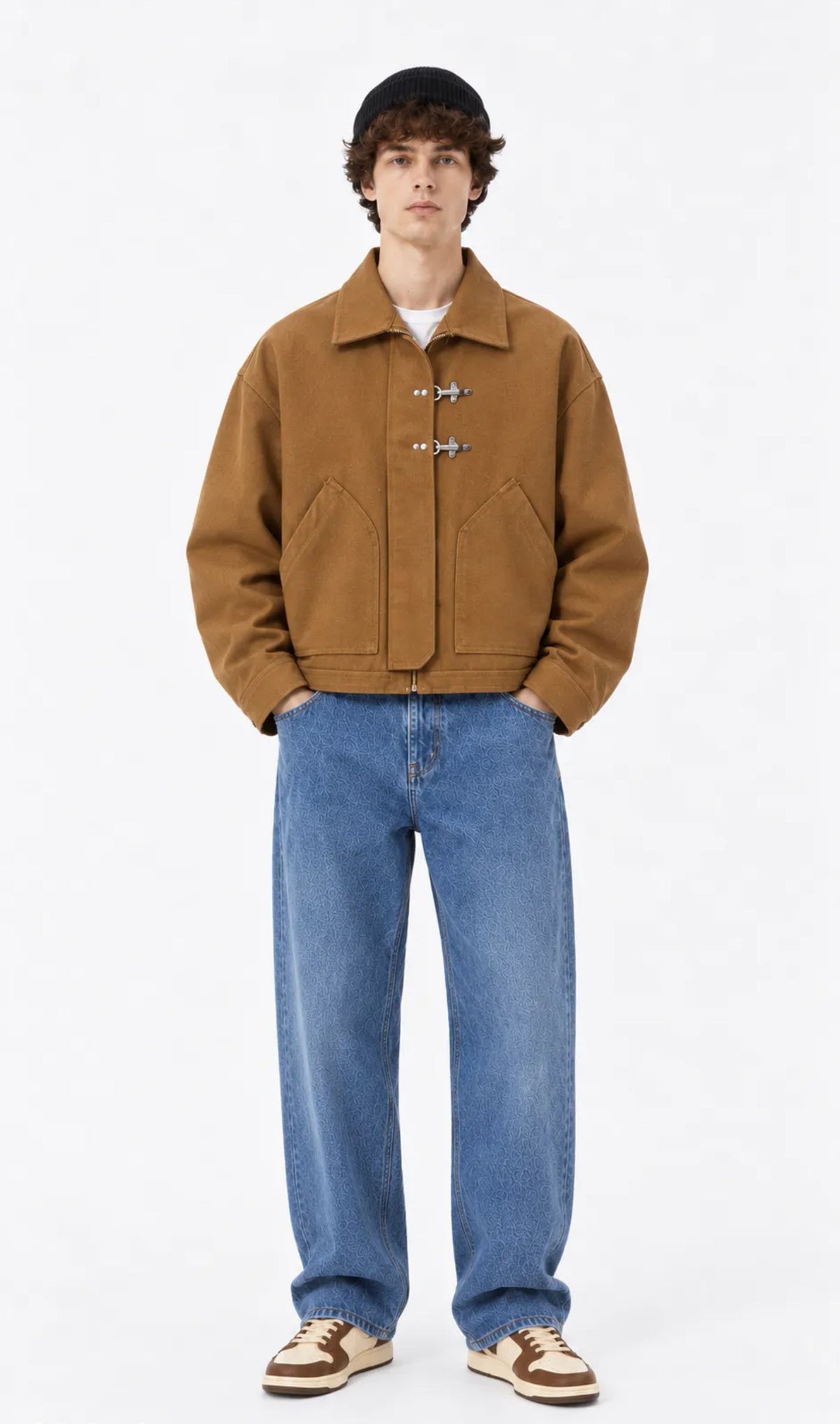 GIACCA CANVAS CROP ALAMARI