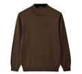 MAGLIONCINO COLLO VULCANO MARRONE