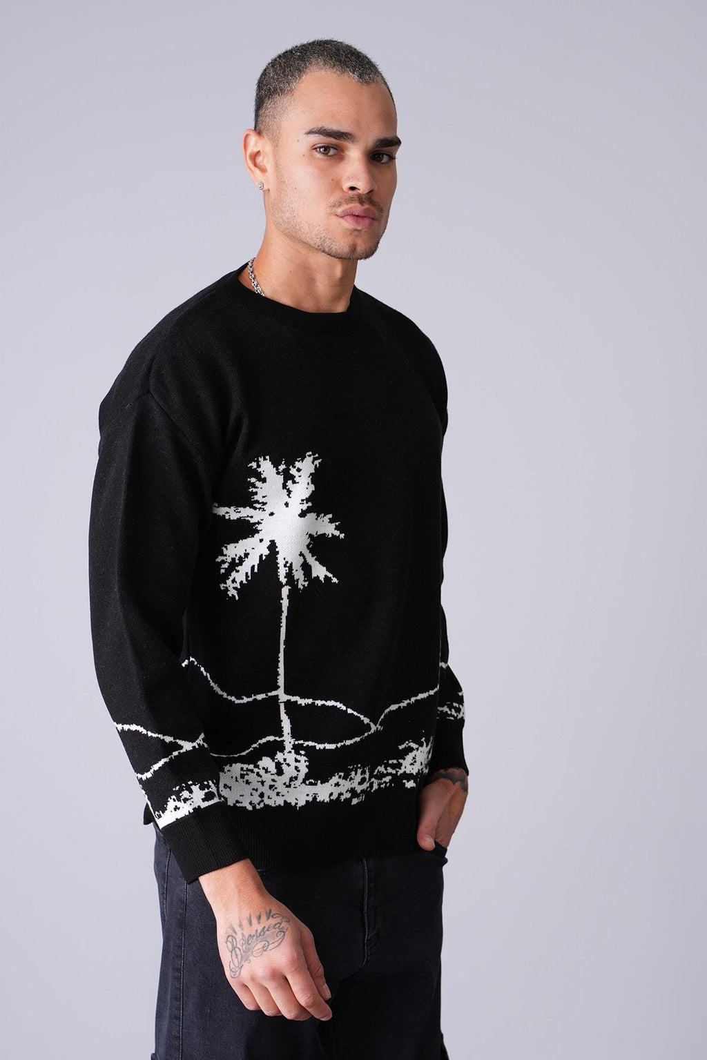 MAGLIONE CACTUS RICAMI PREMIUM