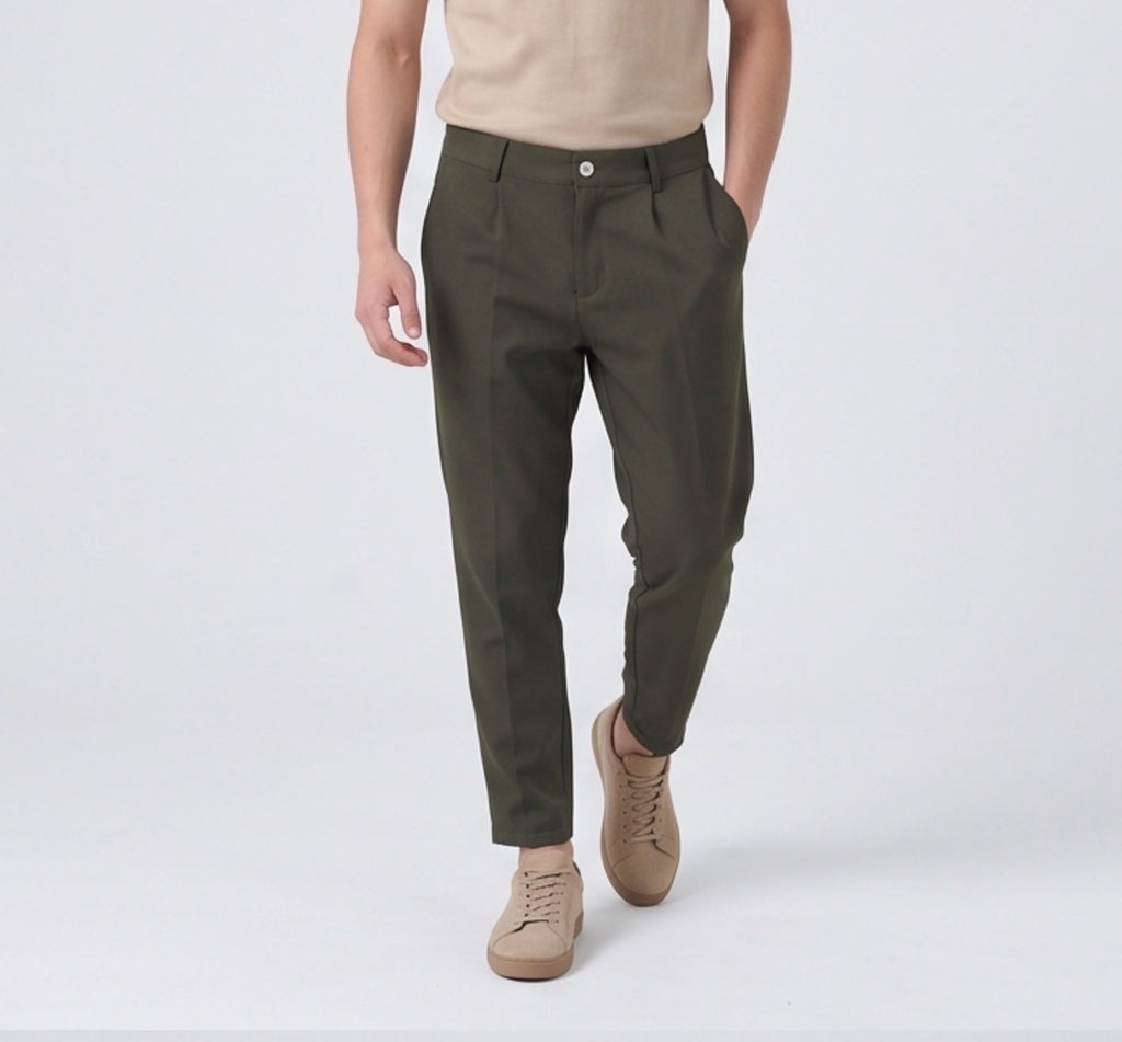 PANTALONE SLIM CON MOLLA DIETRO INVERNALE VERDONE