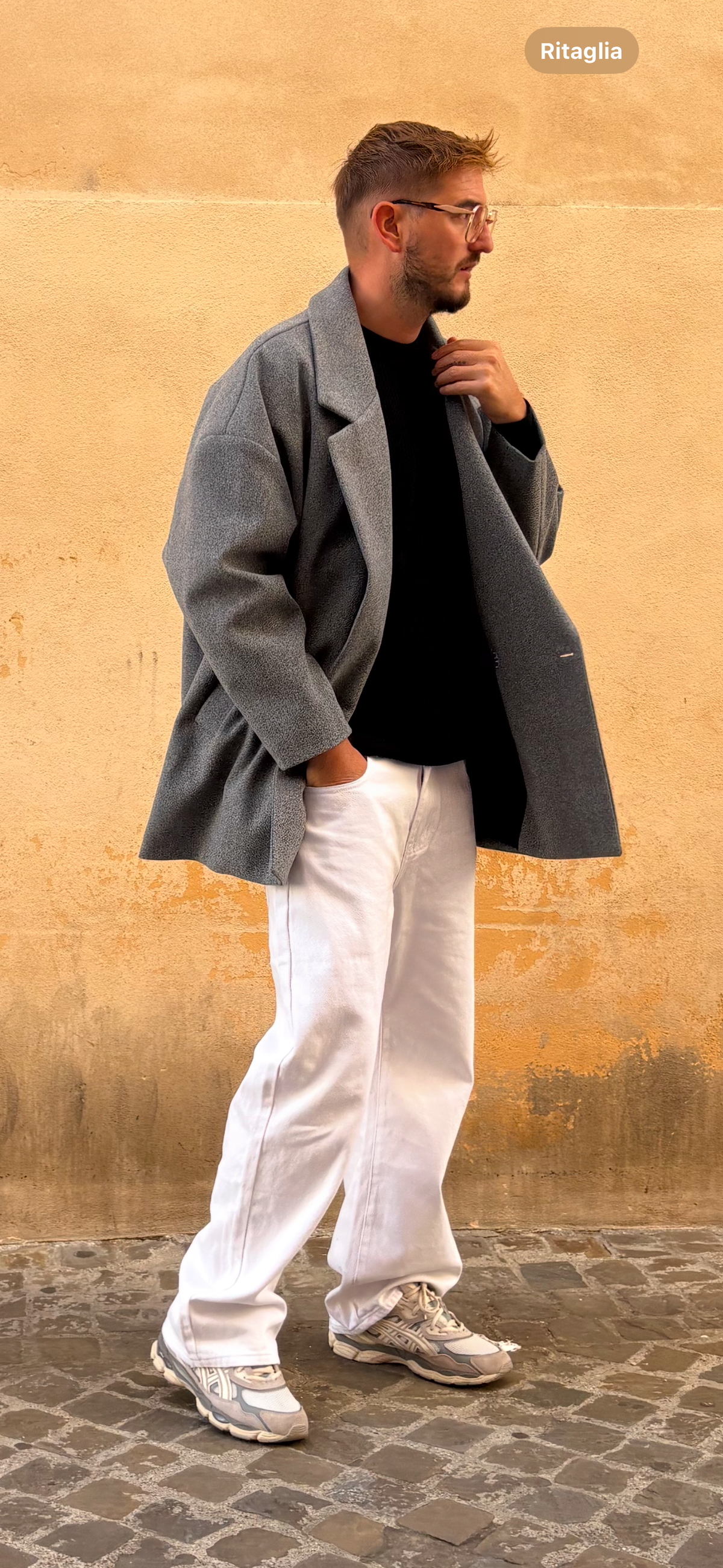 JEANS BAGGY WHITE