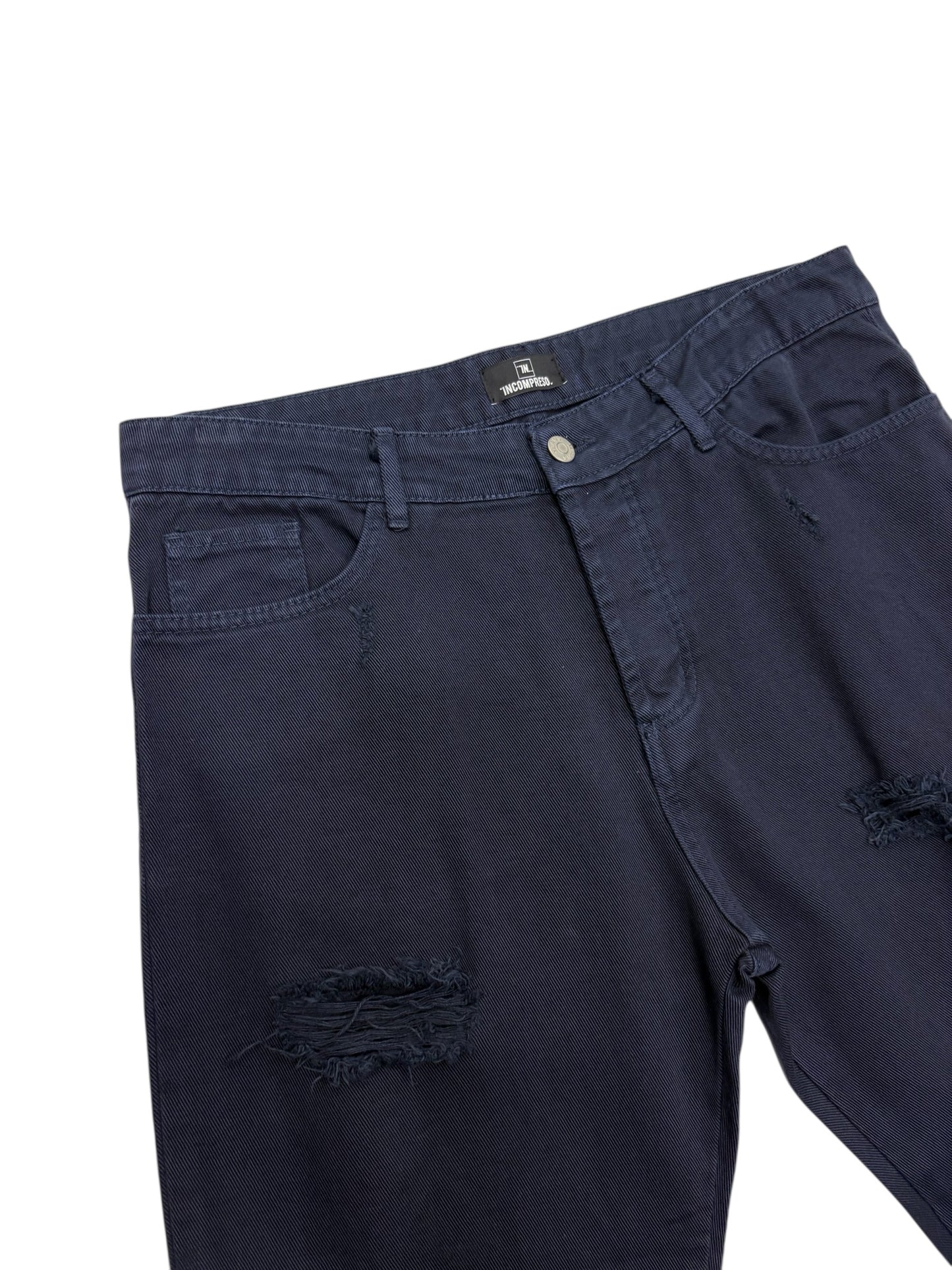 Pantalone in bull denim incompreso blu notte