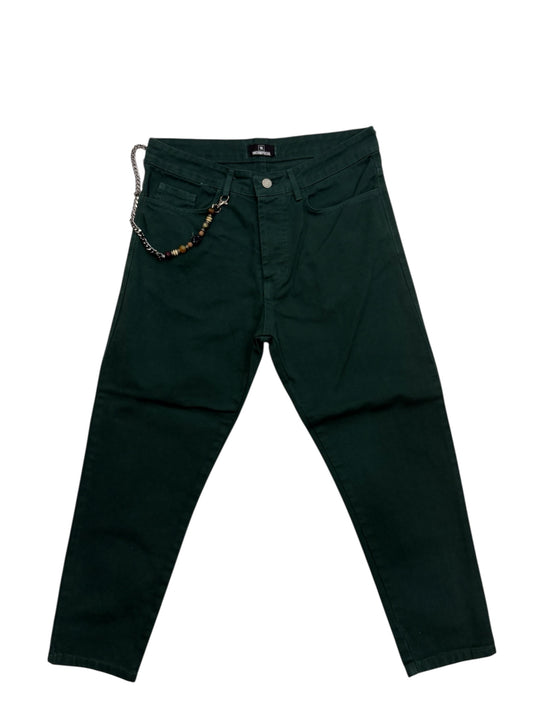 Pantalone in bull denim incompreso catena