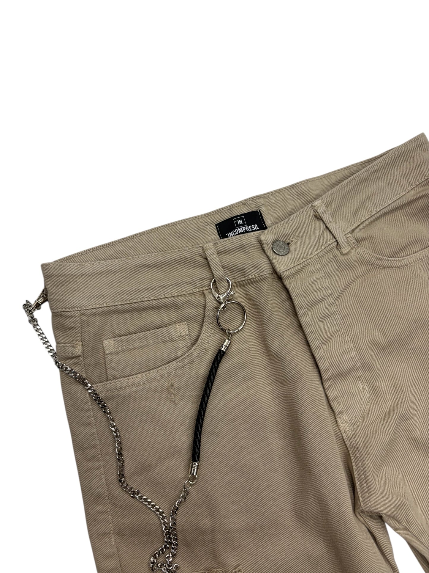 Pantalone in bull denim incompreso catena