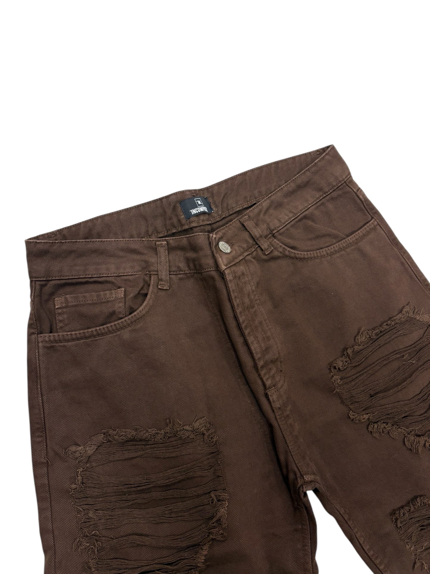 Jeans effetto strappi ricorperti premium