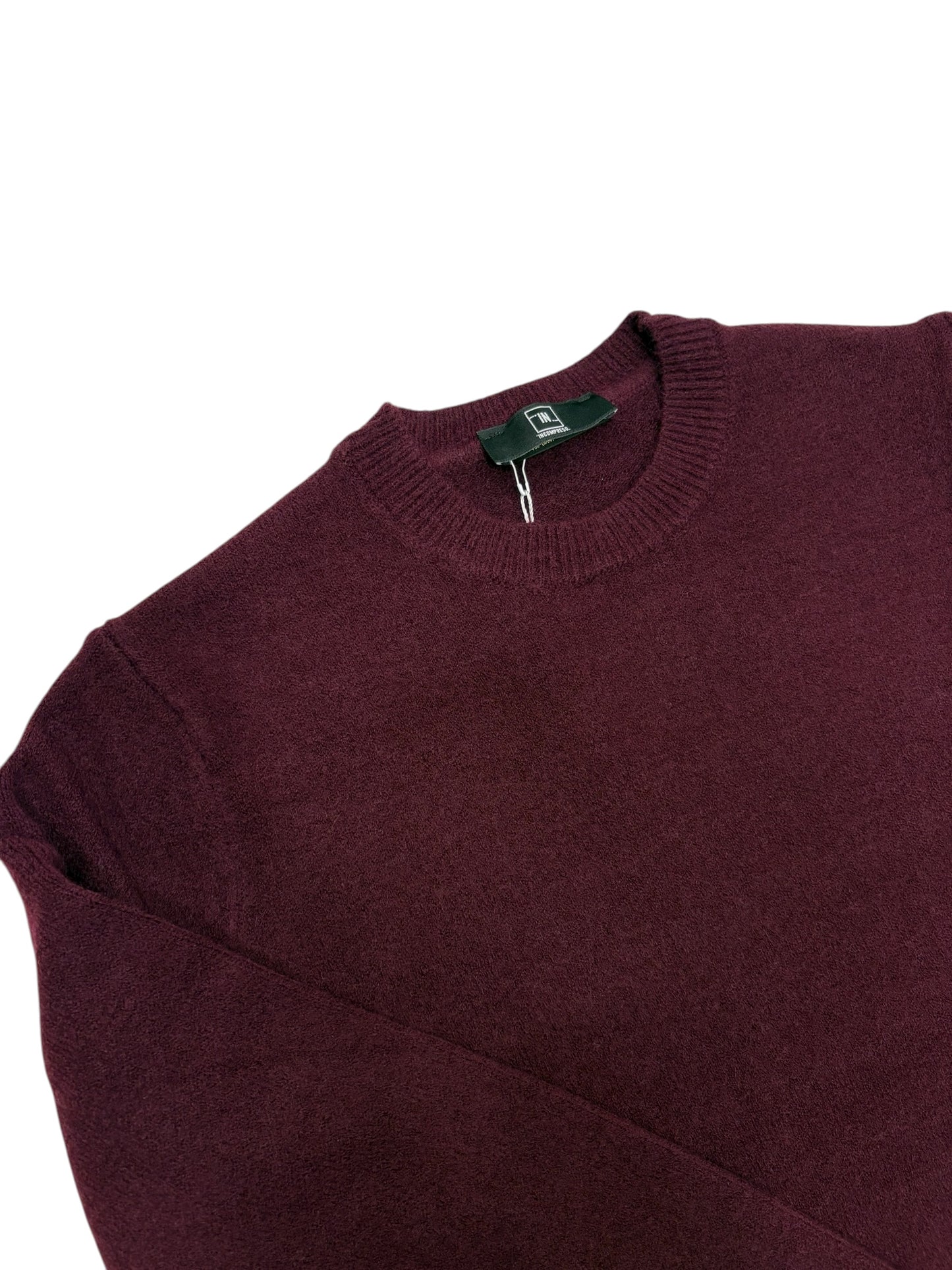 Maglione girocollo misto lana