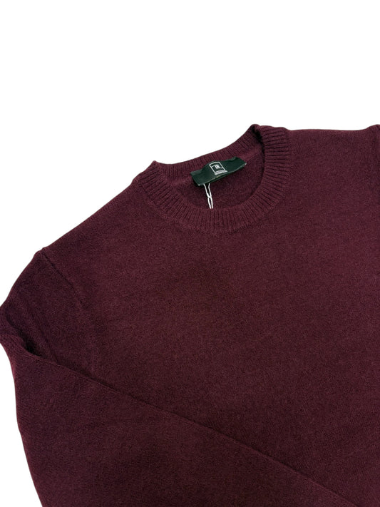 Maglione girocollo misto lana