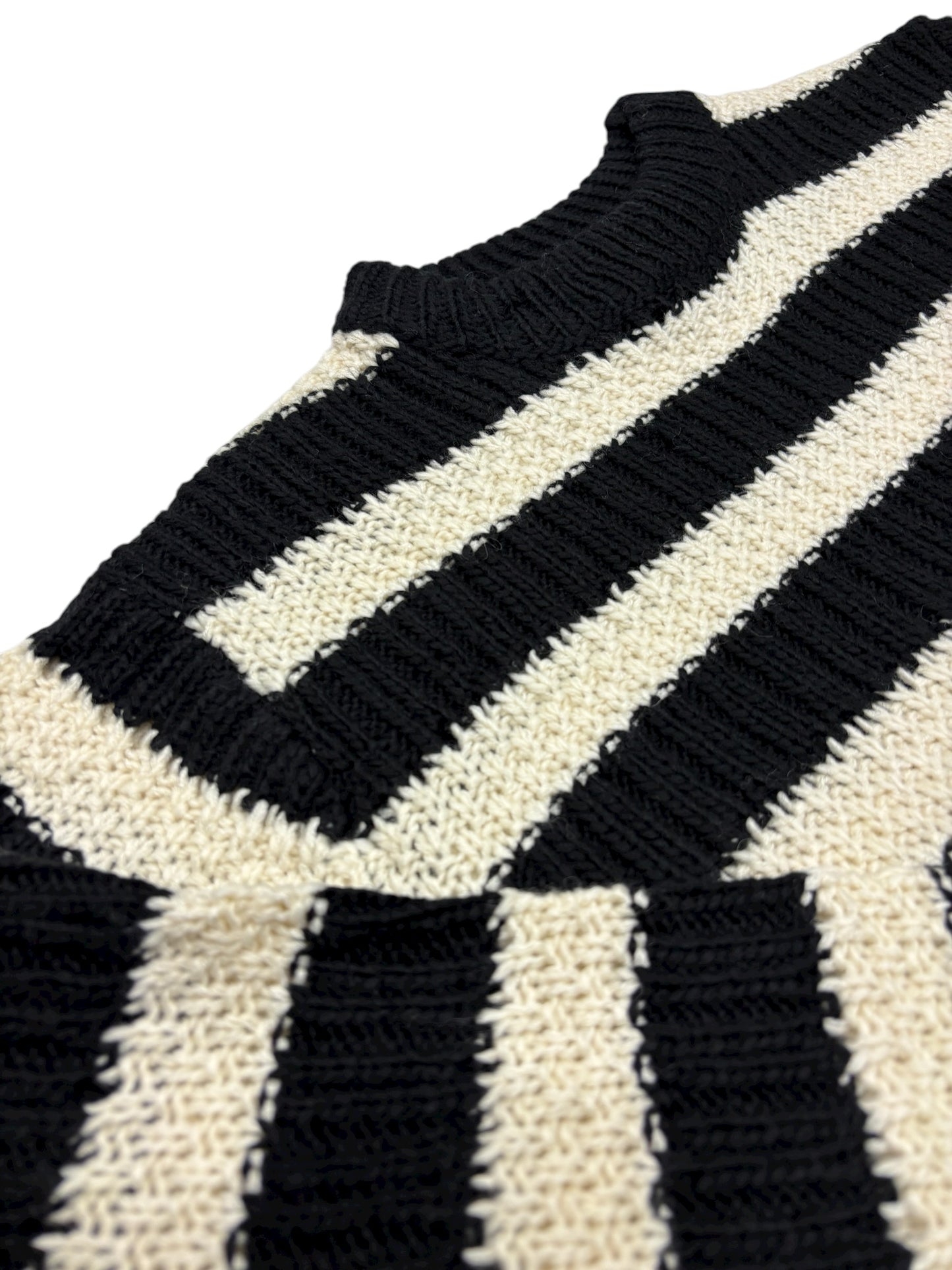 Maglione relaxed rigato