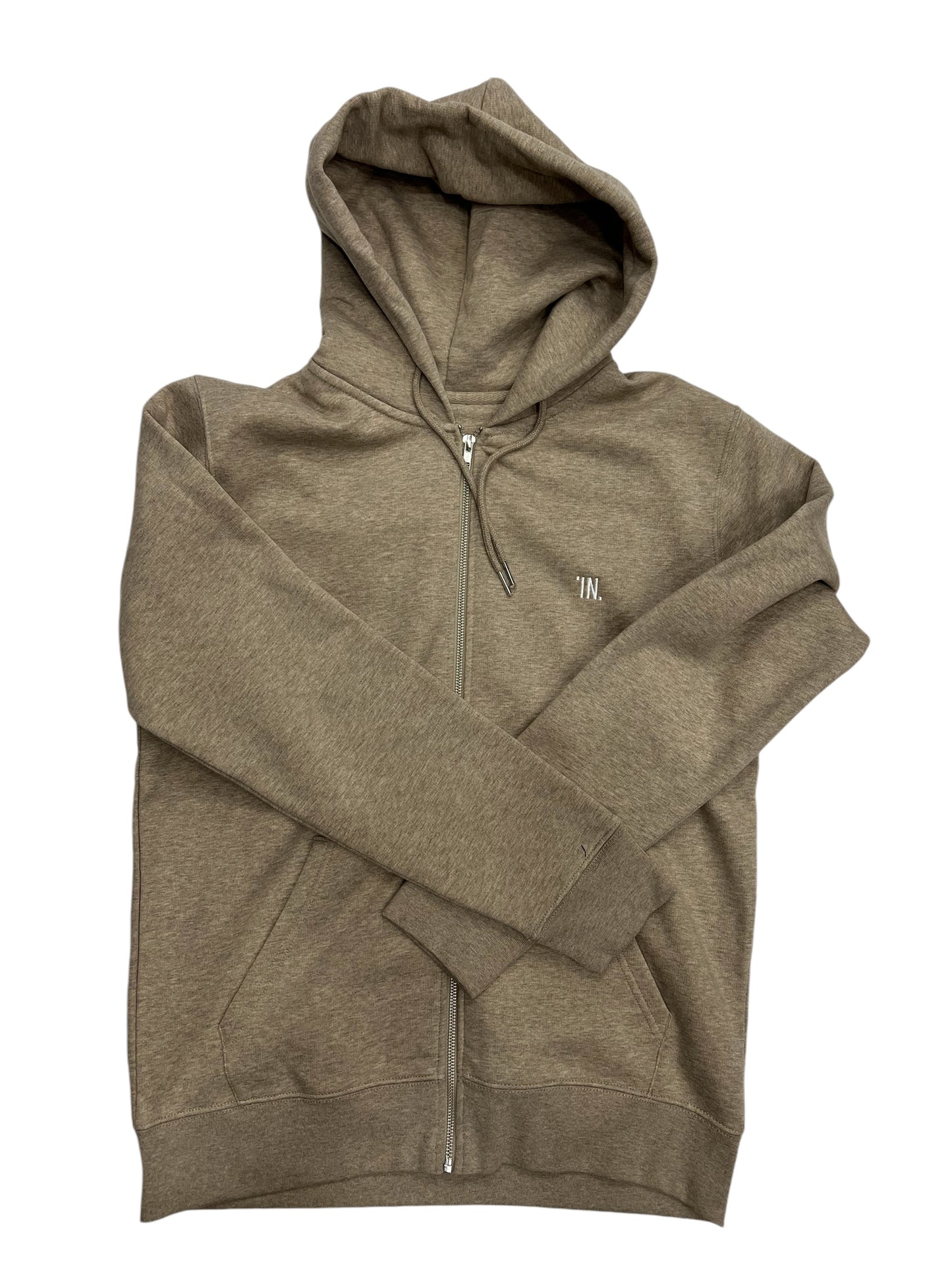 Felpa Cappuccio logo zip premium