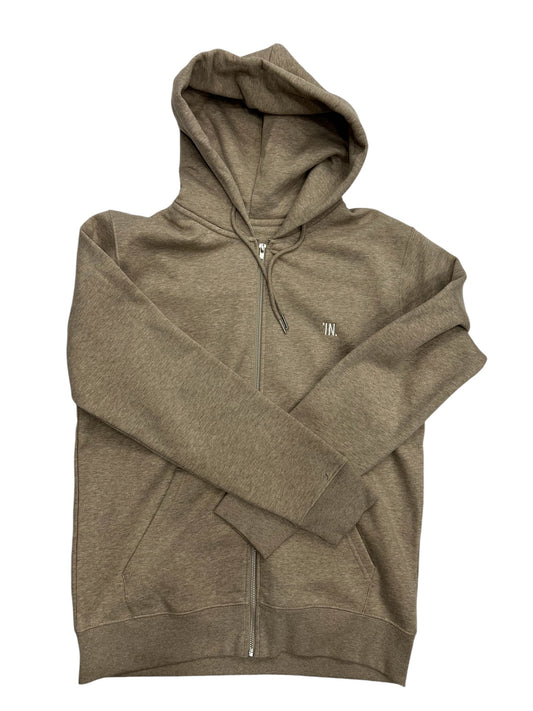 Felpa Cappuccio logo zip premium