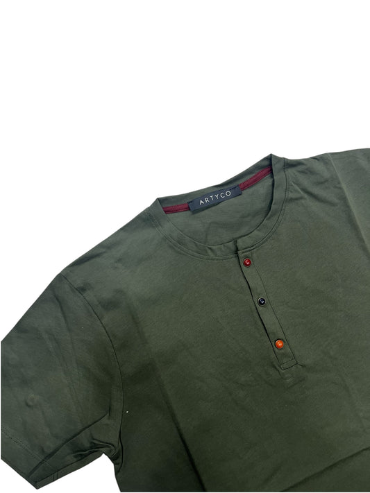 T-shirt premium tre bottoni