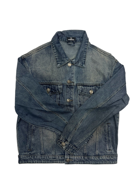 Giubbino denim lavaggio medio