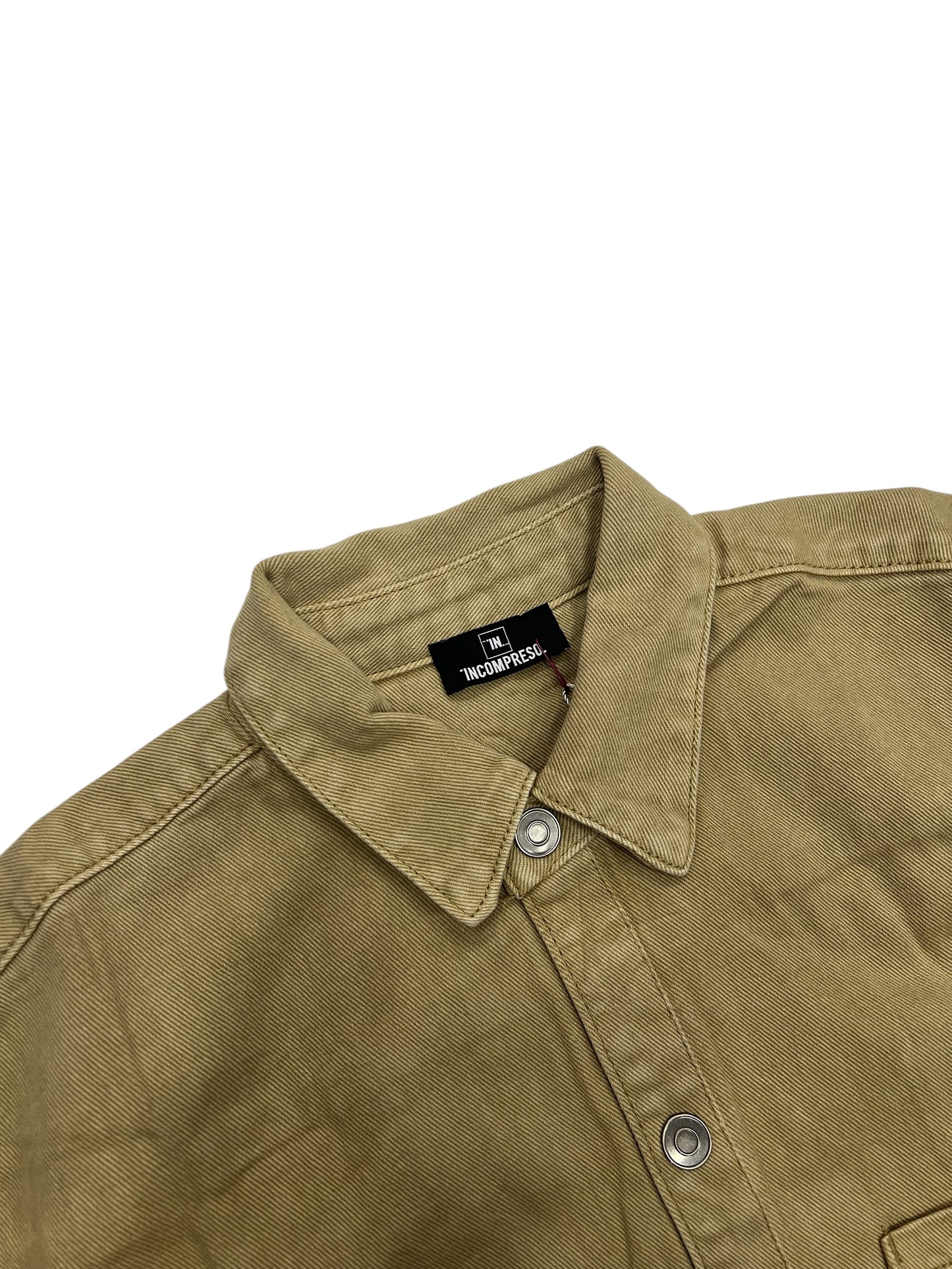 Camicione denim beige