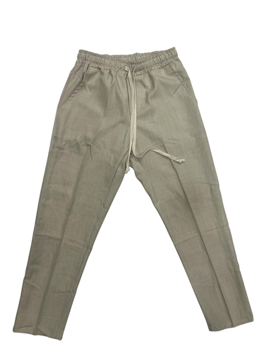 Pantalaccio regular tessuto extra soft effetto lino