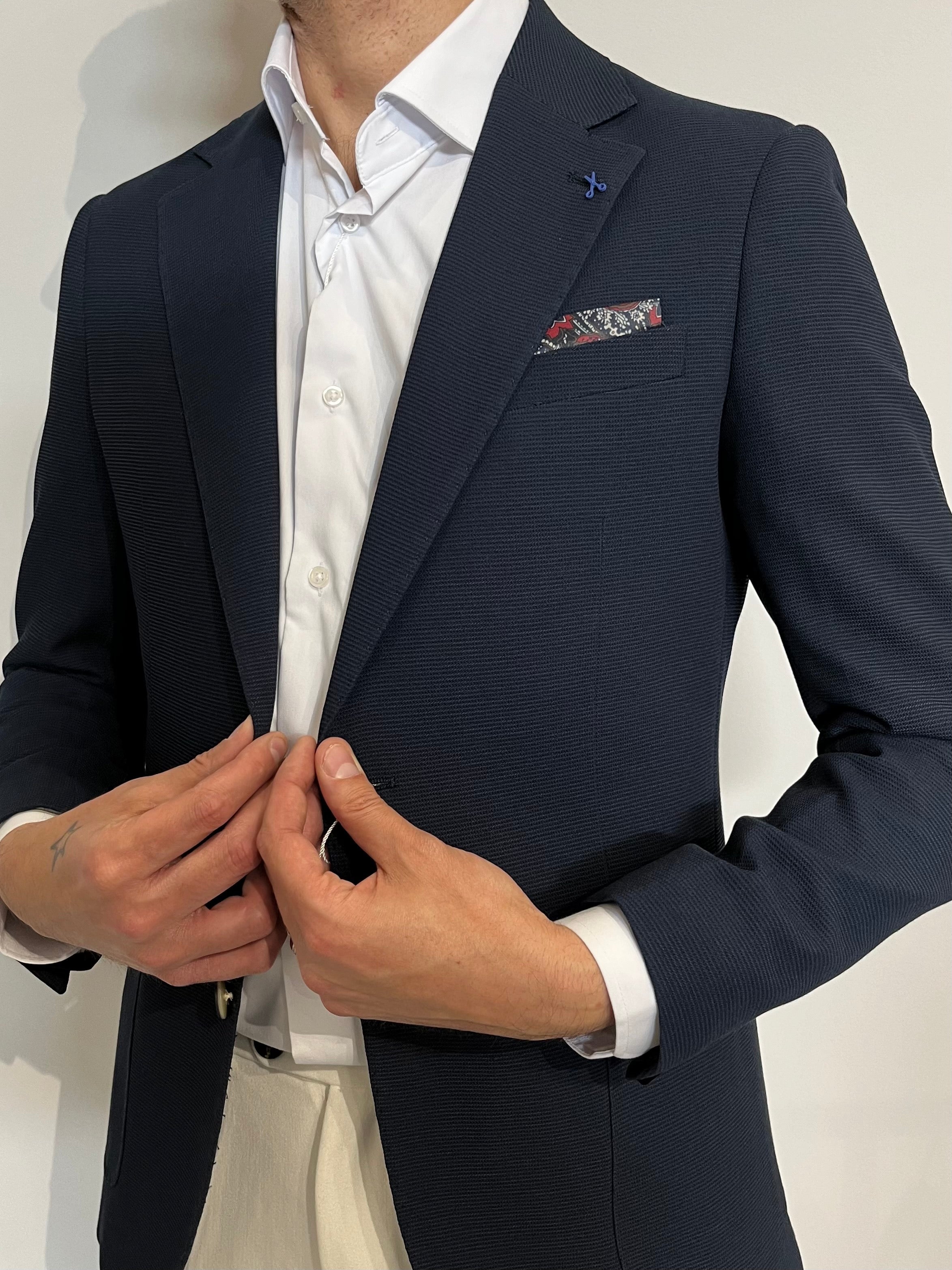 GIACCA OPERATA BLUE