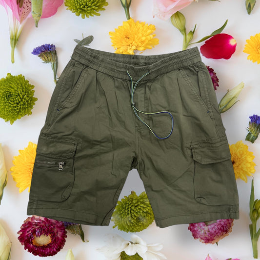 Bermuda cargo tasca zip