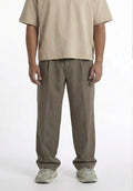 PANTALONE TESSUTO LEGGERO BAGGY FANGO