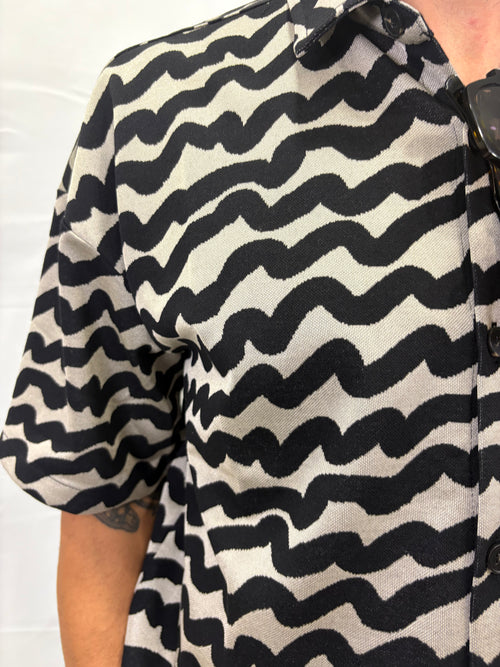 CAMICIA M/C INCOMPRESO "WAVES"
