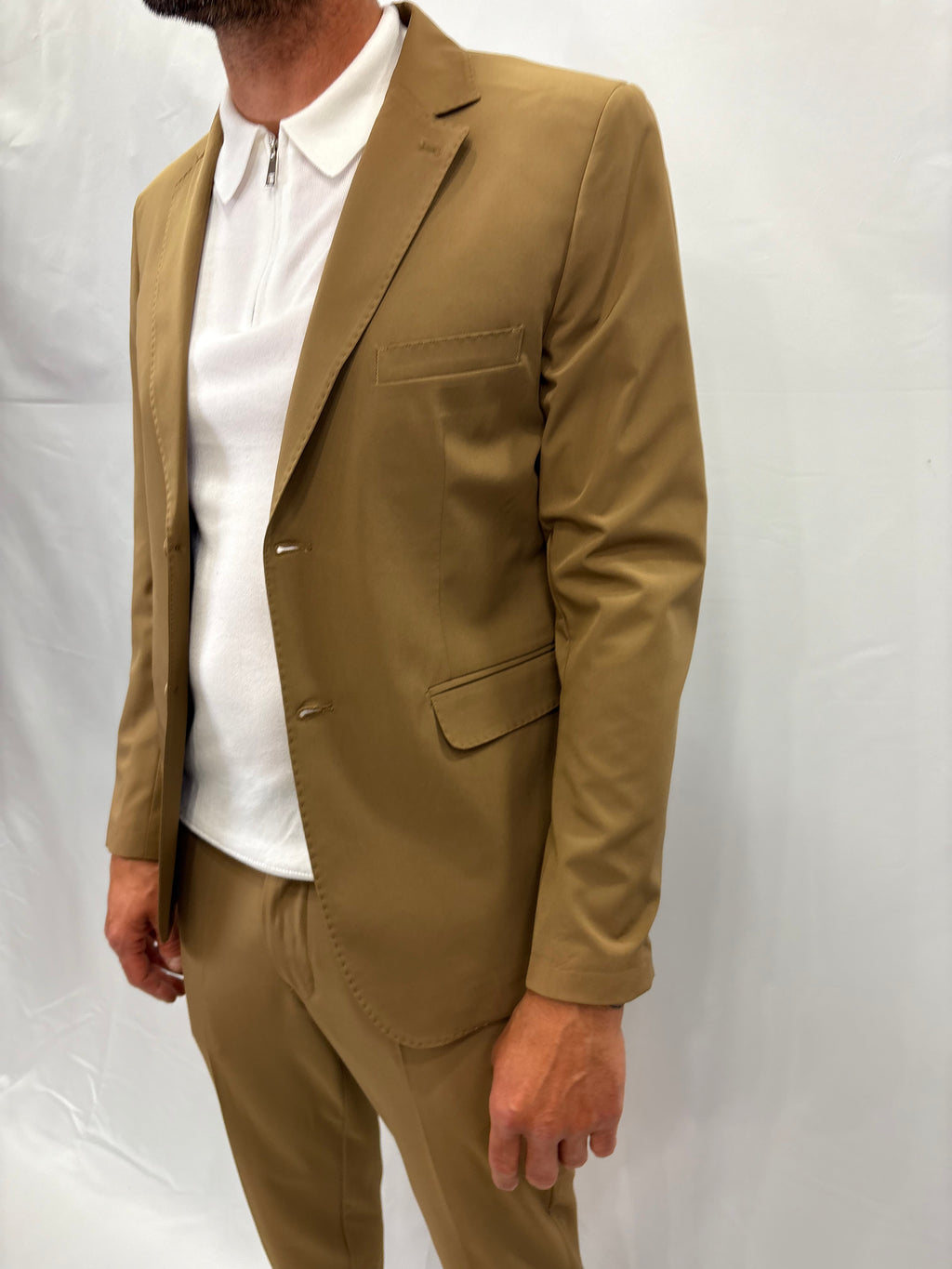 COMPLETO TESSUTO EXTRA LEGGERO TECNICO CAMEL