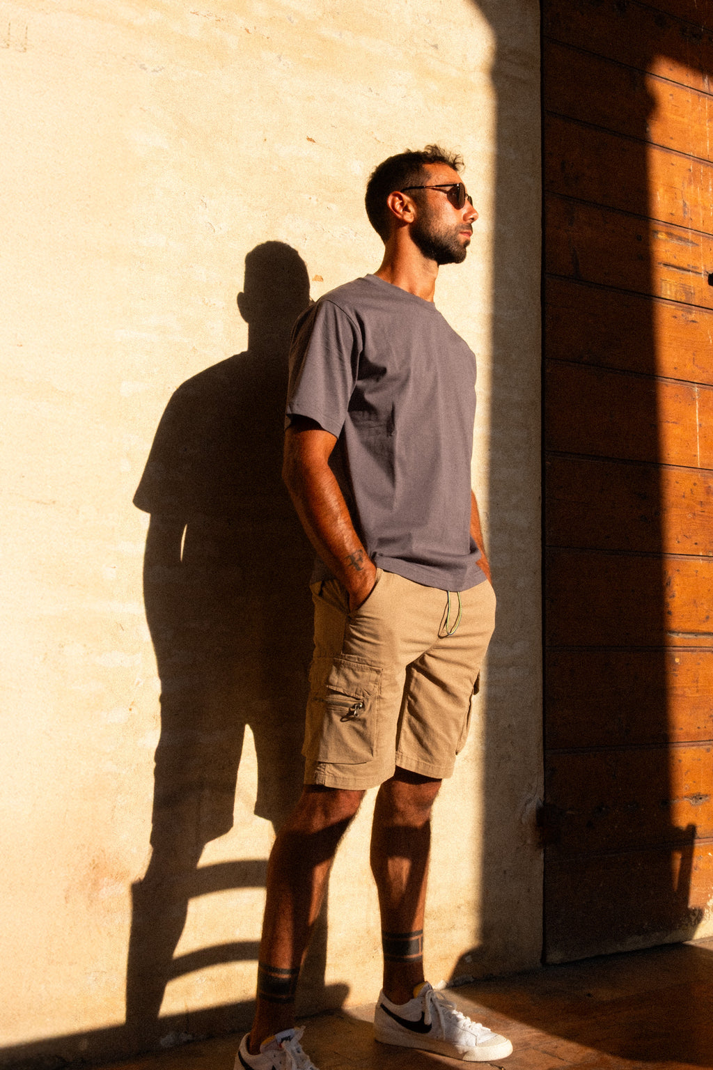 T-SHIRT BASIC PREMIUM SEMI OVER IRON GREY