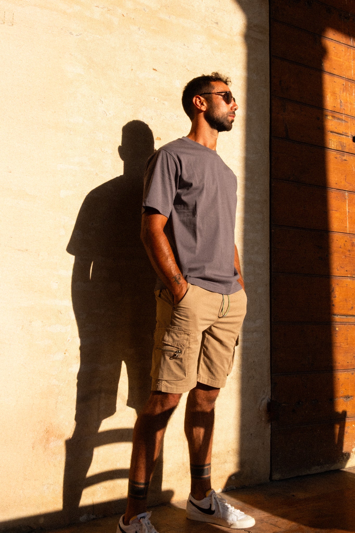 T-SHIRT BASIC PREMIUM SEMI OVER IRON GREY