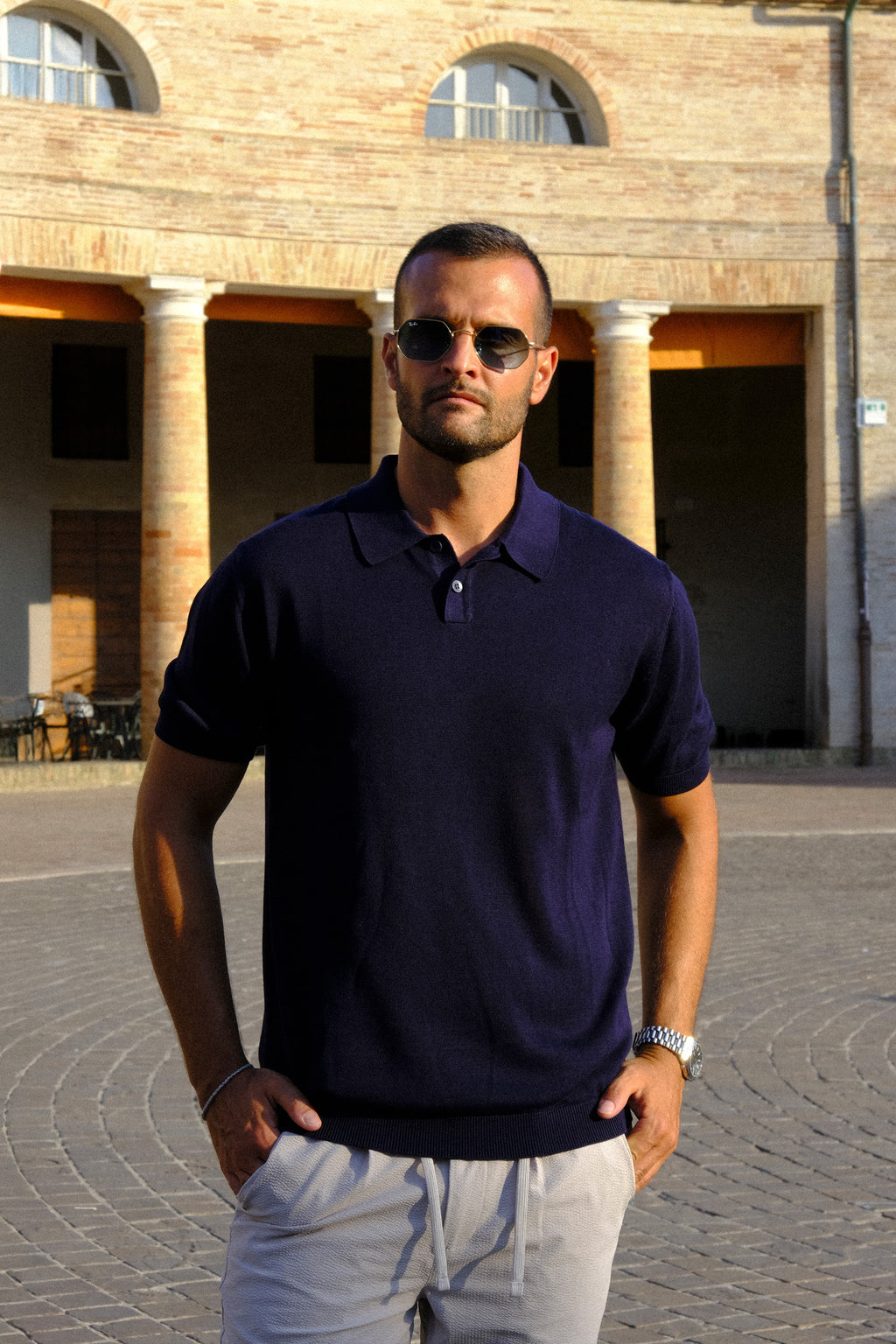 POLO A 3 BOTTONI ESSENCIAL