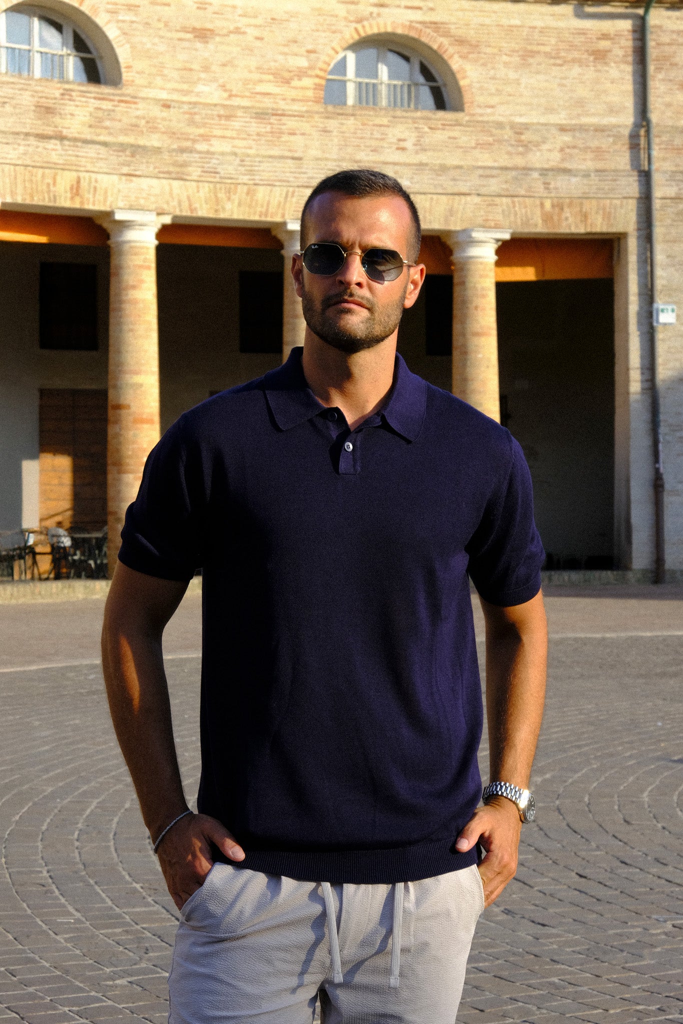 POLO A 3 BOTTONI ESSENCIAL