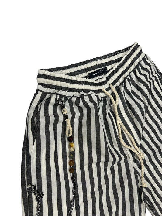 Short rigato catena Artyco