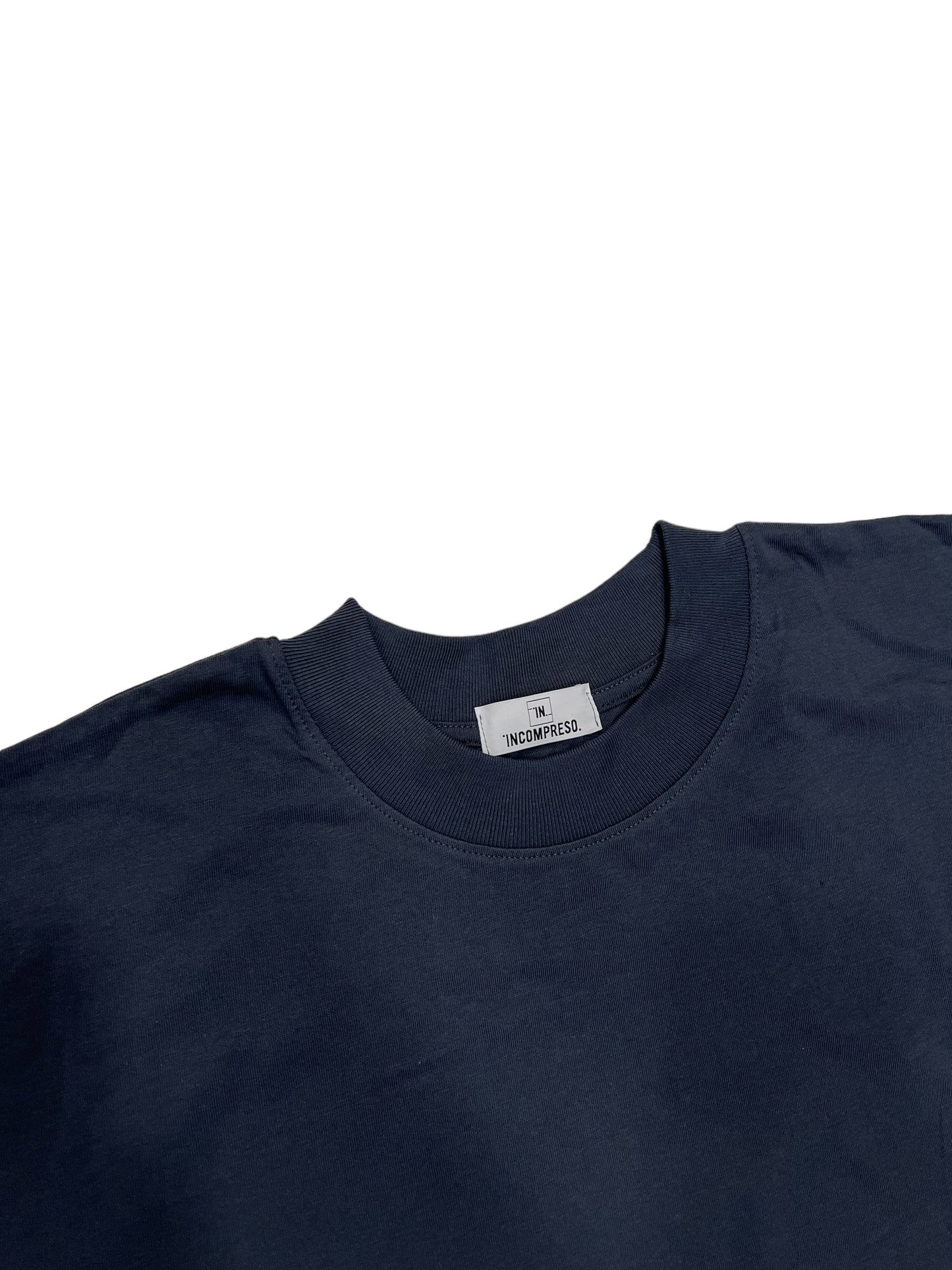 T-shirt Incompreso over ink blu
